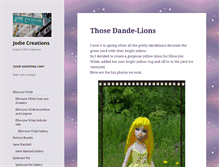 Tablet Screenshot of jodiecreations.com